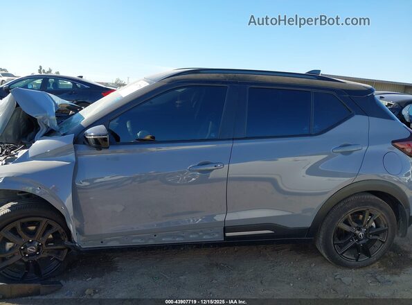3N1CP5DV8PL572414 2023 NISSAN KICKS Gray 360 interior view