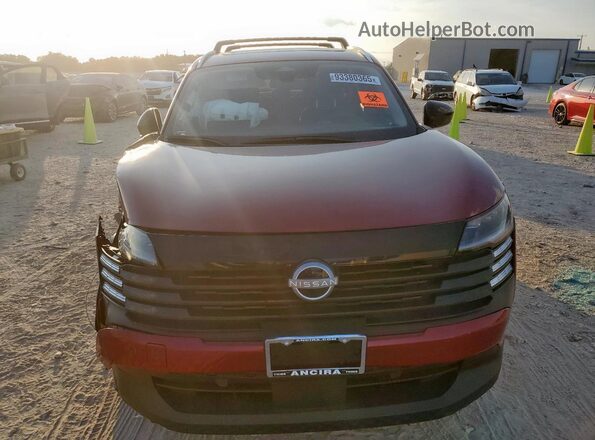 3N8AP6CE2TL326338 2026 NISSAN KICKS Бордовый Вид спереди