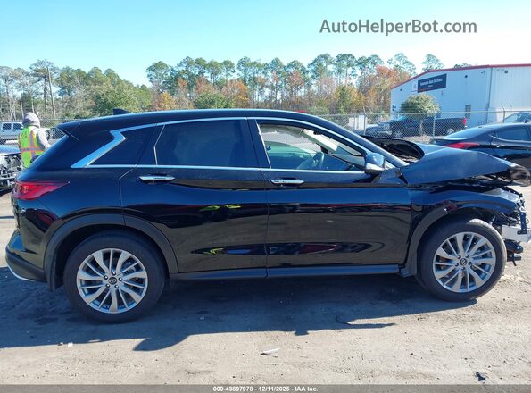 3PCAJ5AA0RF110499 2024 INFINITI QX50 Black Vista interior de 360 grados