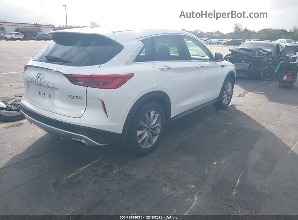 3PCAJ5AA4MF114497 2021 INFINITI QX50 White Trasero derecho