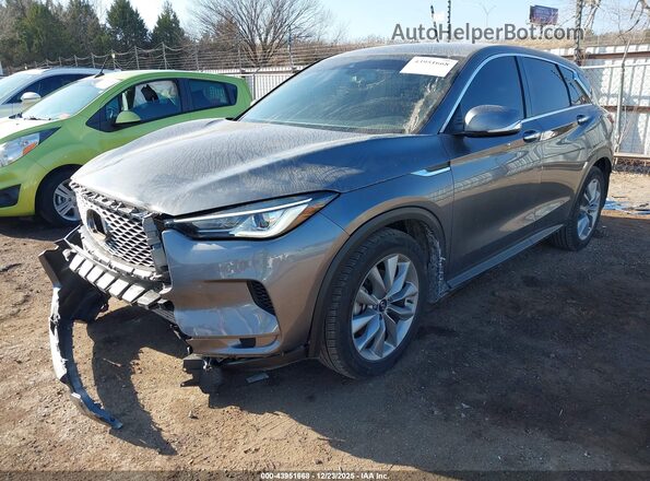 3PCAJ5AAXNF119186 2022 INFINITI QX50 Gray Передня ліва чверть