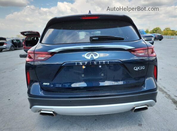 3PCAJ5AB2SF109482 2025 INFINITI QX50 Black Widok z tyłu