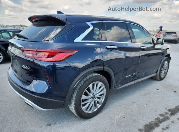 3PCAJ5AB2SF109482 2025 INFINITI QX50 Black Tył prawy