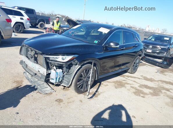 3PCAJ5BA0MF113250 2021 INFINITI QX50 Black Vista tres cuartos delantera izquierda