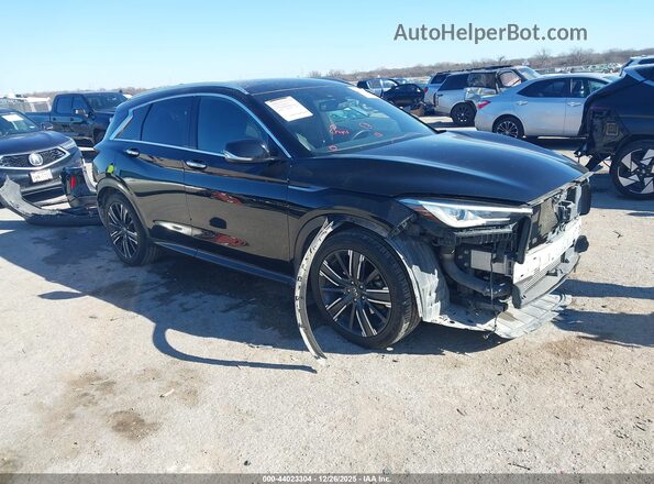 3PCAJ5BA0MF113250 2021 INFINITI QX50 Black Delantero derecho