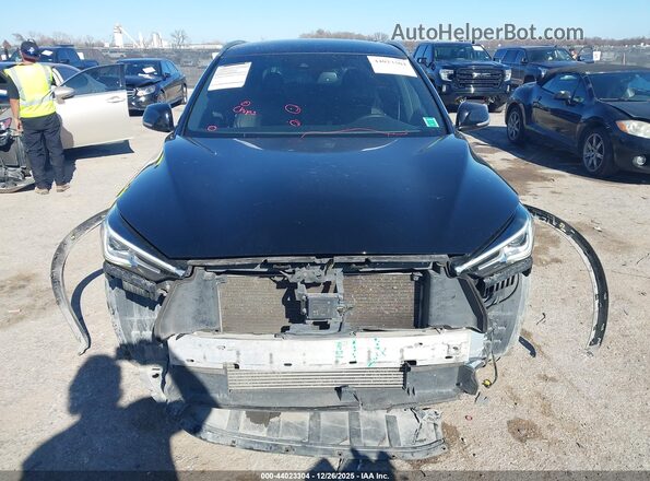 3PCAJ5BA0MF113250 2021 INFINITI QX50 Black Vista del cuadro de instrumentos