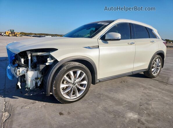 3PCAJ5BAXNF110681 2022 INFINITI QX50 White Front left