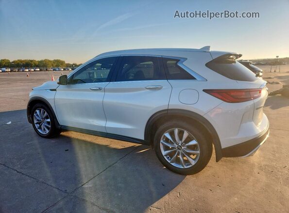 3PCAJ5BAXNF110681 2022 INFINITI QX50 White Rear left