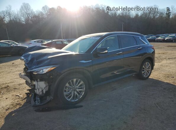 3PCAJ5BAXPF118654 2023 INFINITI QX50 Синий Передняя левая четверть