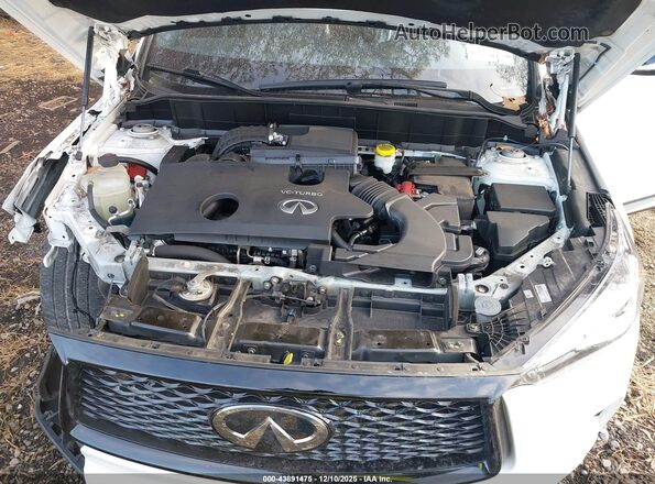 3PCAJ5BB1NF108200 2022 INFINITI QX50 White Vista trasera