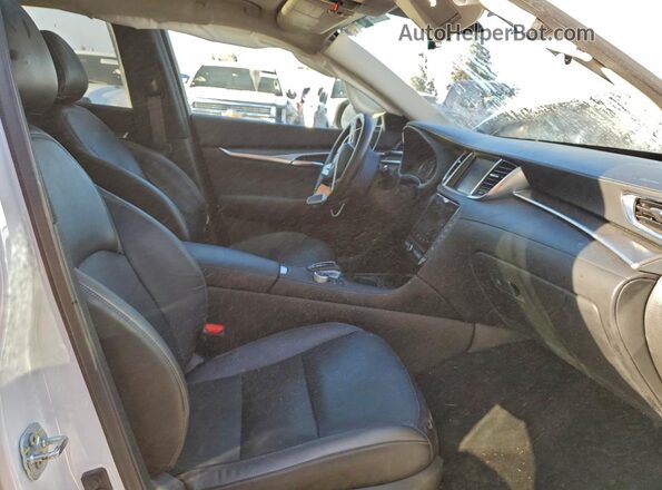 3PCAJ5BB1RF105769 2024 INFINITI QX50 White Widok wnętrza z przodu