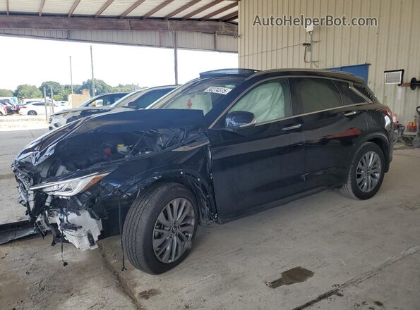 3PCAJ5BB3SF109604 2025 INFINITI QX50 Blue Vista tres cuartos delantera izquierda
