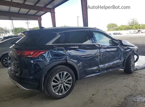 3PCAJ5BB3SF109604 2025 INFINITI QX50 Blue Trasero derecho