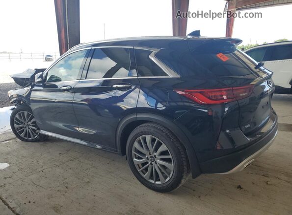 3PCAJ5BB3SF109604 2025 INFINITI QX50 Blue Trasero izquierdo