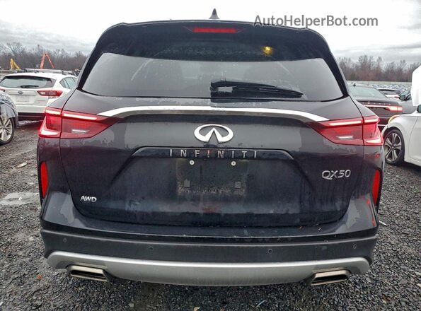 3PCAJ5BB6RF112121 2024 INFINITI QX50 Black Widok z tyłu