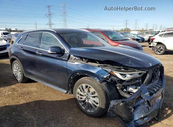 3PCAJ5BB8PF105698 2023 INFINITI QX50 Blue Przód prawy