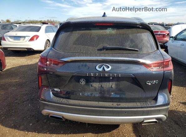 3PCAJ5BB8PF105698 2023 INFINITI QX50 Blue Widok z tyłu