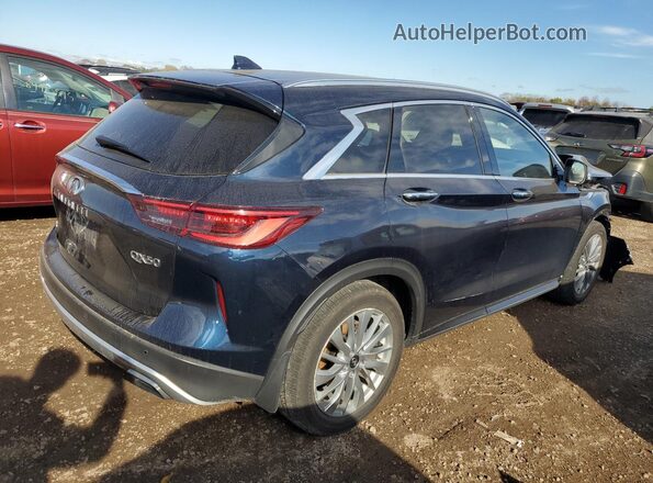 3PCAJ5BB8PF105698 2023 INFINITI QX50 Blue Tył prawy