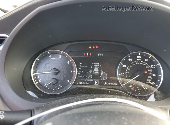 3PCAJ5BB8PF105698 2023 INFINITI QX50 Blue Widok zestawu wskaźników