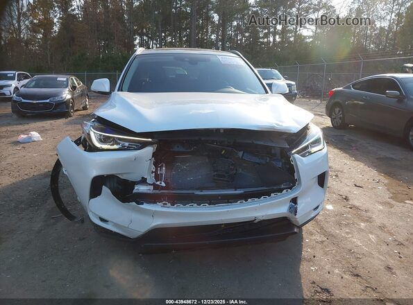 3PCAJ5BBXSF108210 2025 INFINITI QX50 White Вид спереду