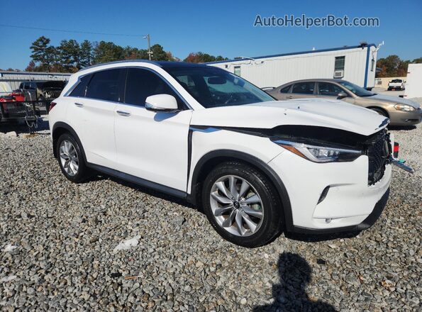 3PCAJ5CA7MF122882 2021 INFINITI QX50 Белый Передняя правая четверть