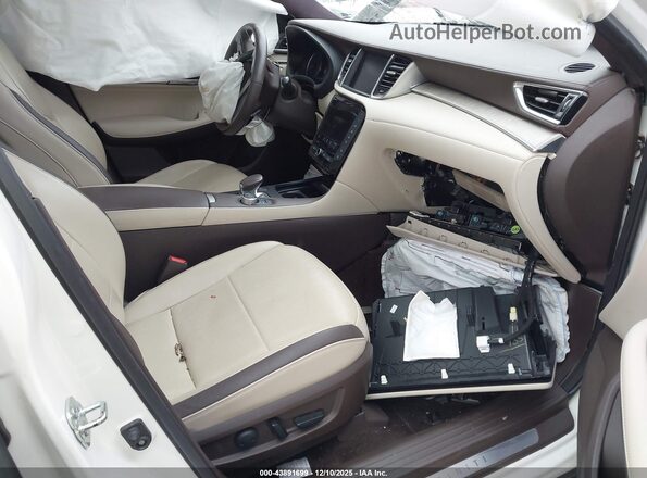 3PCAJ5DB6MF112903 2021 INFINITI QX50 White Вид салону спереду