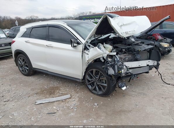 3PCAJ5DB6MF112903 2021 INFINITI QX50 White Передня права чверть