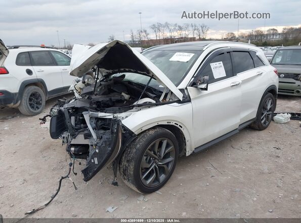 3PCAJ5DB6MF112903 2021 INFINITI QX50 White Передня ліва чверть