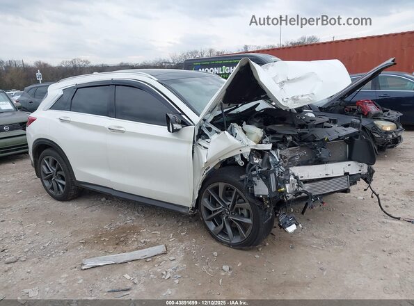 3PCAJ5DB6MF112903 2021 INFINITI QX50 White Вид задньої частини салону