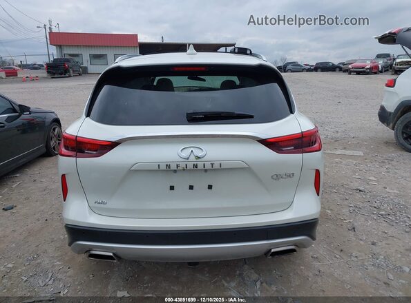 3PCAJ5DB6MF112903 2021 INFINITI QX50 White 