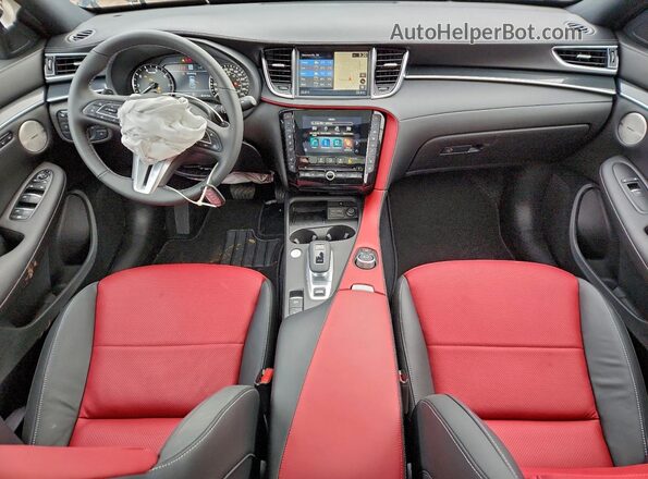 3PCAJ5FBXSF112932 2025 INFINITI QX50 Gray Vista del salpicadero