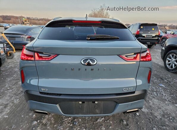 3PCAJ5J30NF103452 2022 INFINITI QX55 Синий Вид сзади