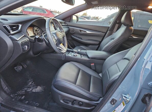 3PCAJ5J30NF103452 2022 INFINITI QX55 Синий Вид салона спереди