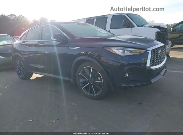 3PCAJ5JR4RF106431 2024 INFINITI QX55 Dark Blue Передняя правая четверть