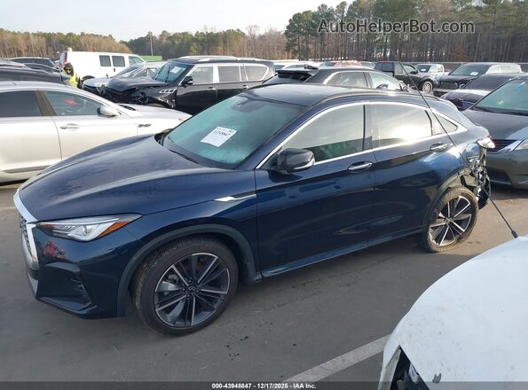 3PCAJ5JR4RF106431 2024 INFINITI QX55 Dark Blue Вид задней части салона