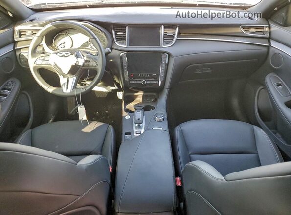 3PCAJ5JR4SF102675 2025 INFINITI QX55 Blue Widok deski rozdzielczej