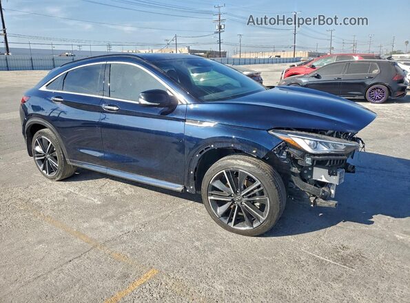 3PCAJ5JR4SF102675 2025 INFINITI QX55 Blue Przód prawy
