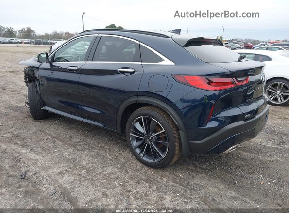 3PCAJ5JR9SF108830 2025 INFINITI QX55 Dark Blue Задняя левая четверть