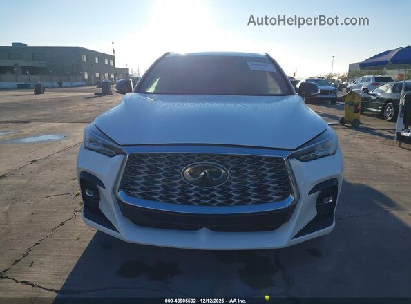 3PCAJ5JRXRF109222 2024 INFINITI QX55 White Widok zestawu wskaźników