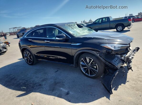 3PCAJ5KRXRF103709 2024 INFINITI QX55 Черный Передняя правая четверть