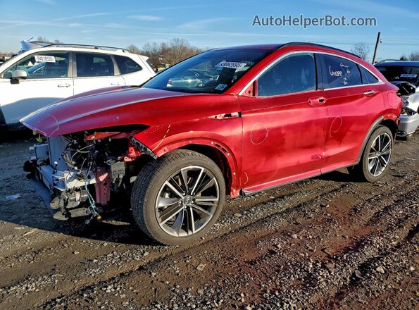 3PCAJ5LR0PF117761 2023 INFINITI QX55 Burgundy Передня ліва чверть