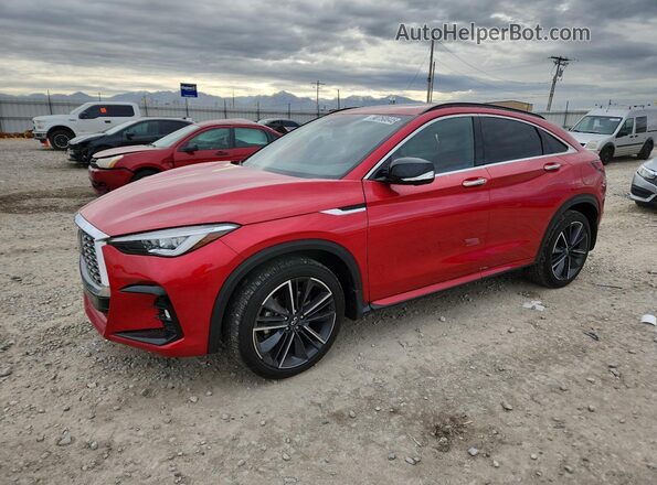 3PCAJ5LR3PF101554 2023 INFINITI QX55 Red Vista tres cuartos delantera izquierda