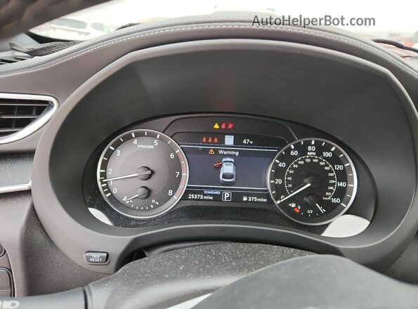 3PCAJ5LR3PF101554 2023 INFINITI QX55 Red Vista del cuadro de instrumentos