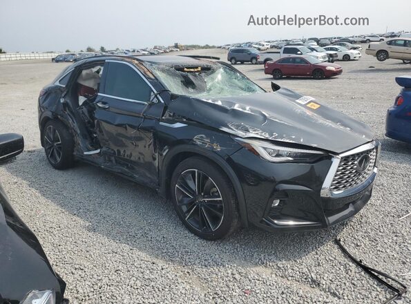 3PCAJ5LR6PF101662 2023 INFINITI QX55 Черный Передняя правая четверть