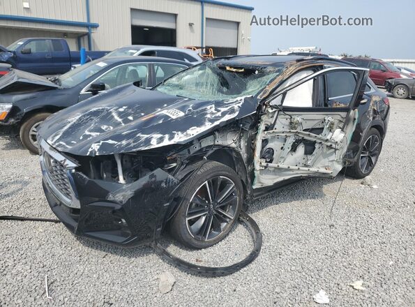 3PCAJ5LR6PF101662 2023 INFINITI QX55 Черный Передняя левая четверть