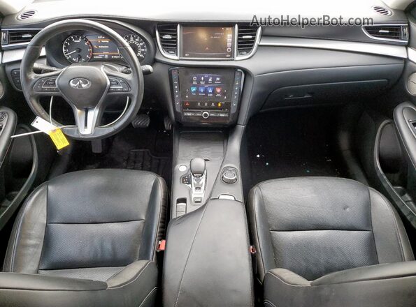 3PCAJ5M1XKF100211 2019 INFINITI QX50 Серебряный Вид панели приборов