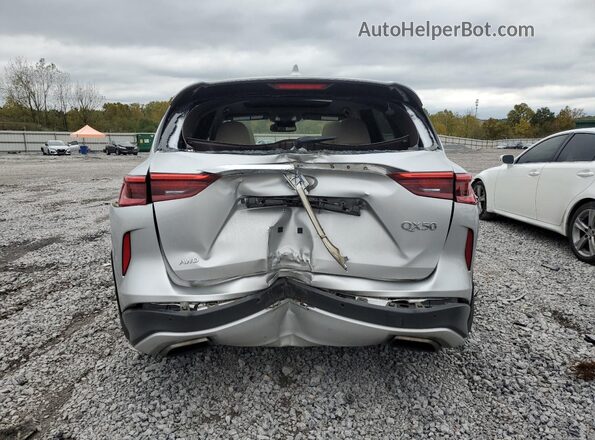 3PCAJ5M39KF122976 2019 INFINITI QX50 Серебряный Вид сзади