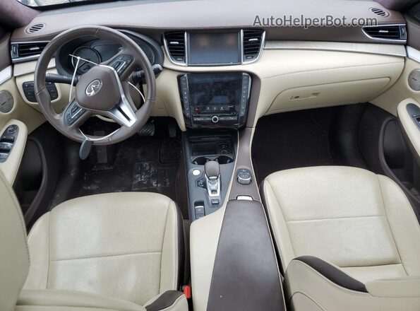 3PCAJ5M39KF122976 2019 INFINITI QX50 Серебряный Вид панели приборов