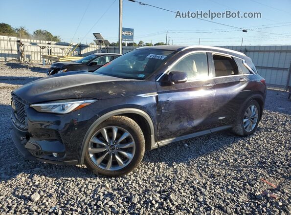 3PCAJ5M3XLF119392 2020 INFINITI QX50 Черный Передняя левая четверть