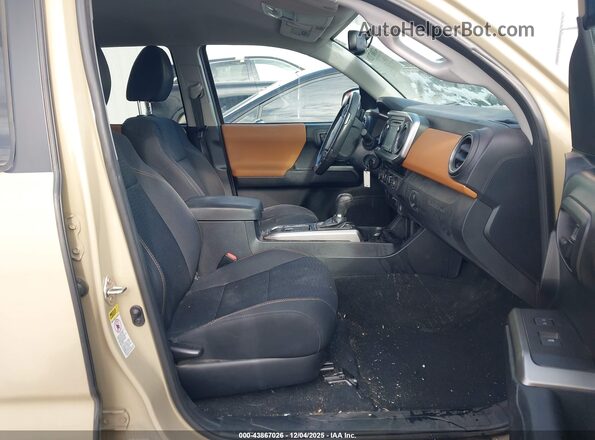 3TMCZ5AN0HM099860 2017 TOYOTA TACOMA Beige წინა სალონის ხედი